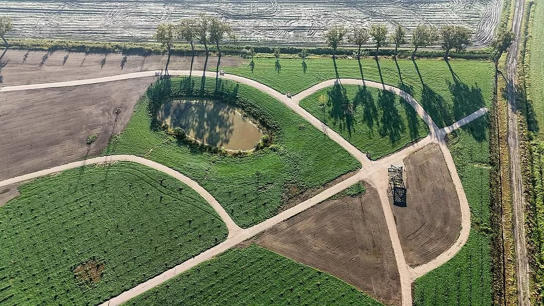 Landschap voor afscheid en herinnering