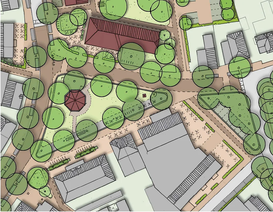 Centrumplan levendig dorpshart