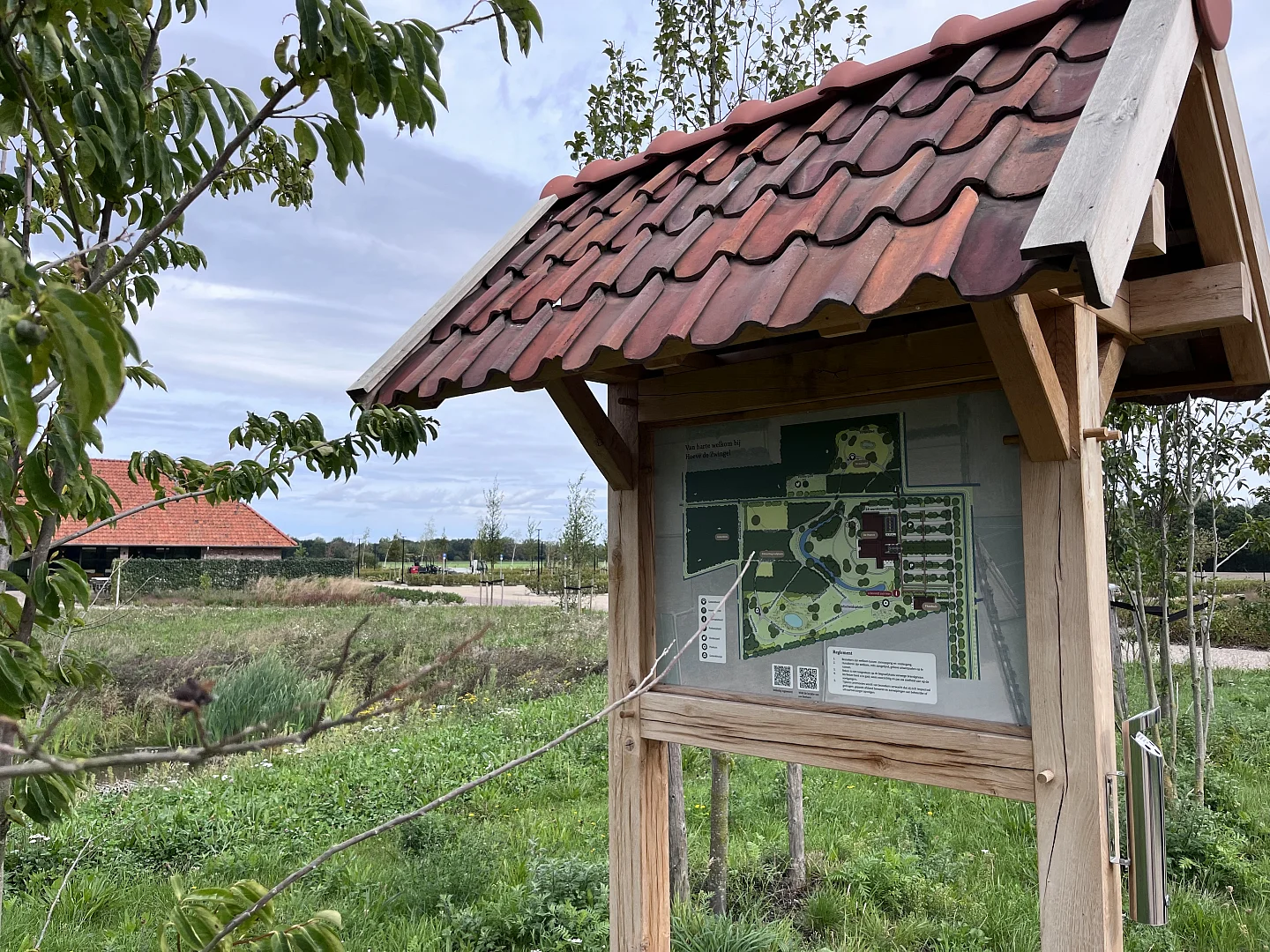 Landschap voor afscheid en herinnering