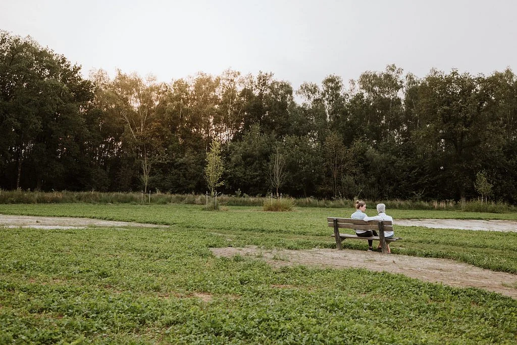 Landschap voor afscheid en herinnering